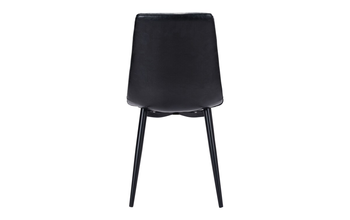 Set of 2 Utica Black Dining Chairs black_color