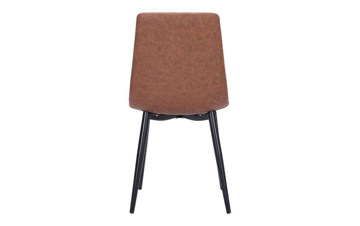 Set of 2 Utica Brown Dining Chairs brown_color