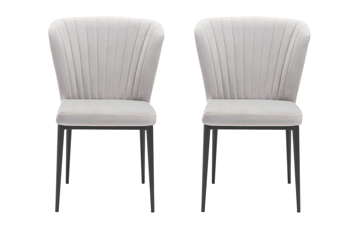Set of 2 Liz Gray Dining Chairs Bob's Discount Furniture & Mattress Store