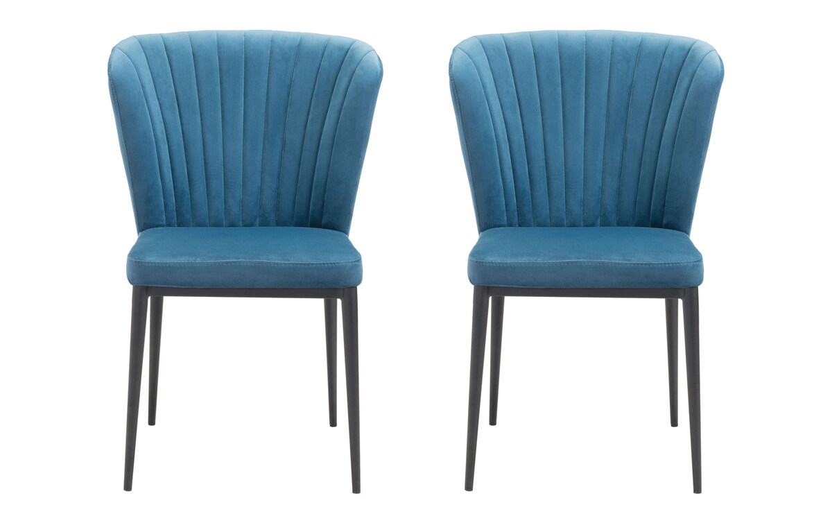 Set of 2 Liz Blue Dining Chairs Bob's Discount Furniture & Mattress Store