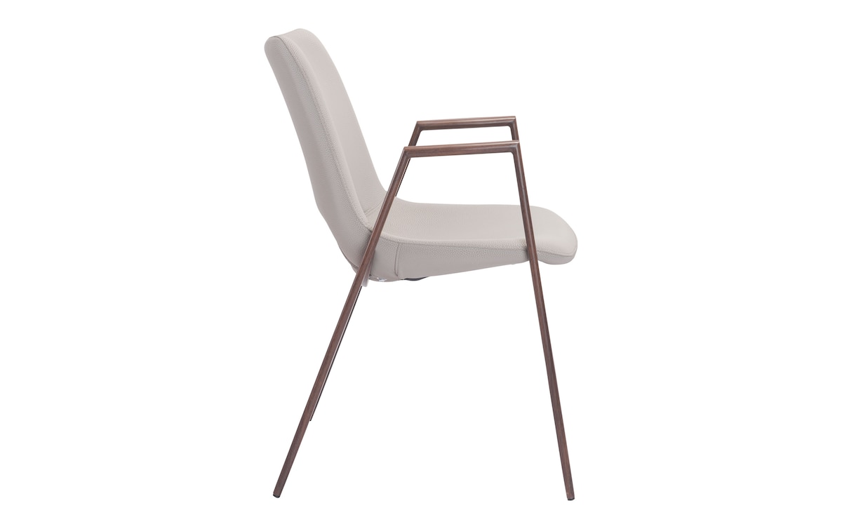 Set of 2 Diego Ivory Dining Chairs ivory_color