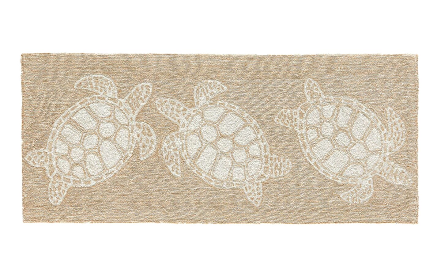Turtle 2' x 5' Beige Indoor/Outdoor Rug | Bob's Discount Furniture