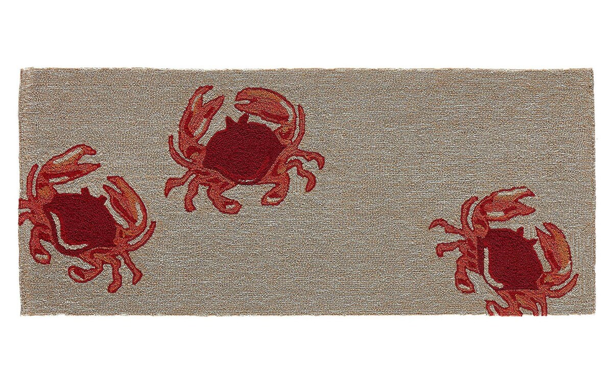 Crabs 2' x 3' Indoor/Outdoor Rug Bob's Discount Furniture & Mattress
