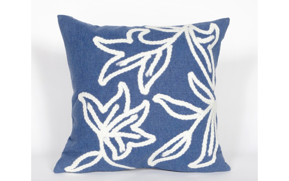 Wilis 20'' Blue Floral Indoor/Outdoor Pillow Bob's Discount Furniture & Mattress Store