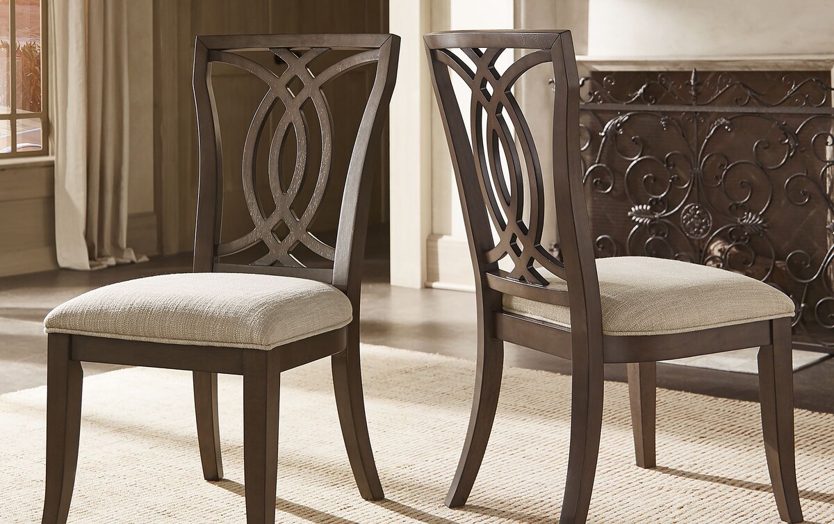 Set of 2 Zia Walnut Dining Chairs walnut_finish