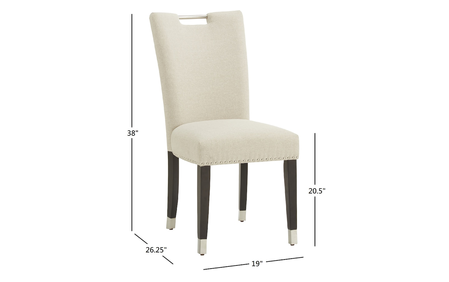 Set Of 2 Hether Natural Dining Chairs 