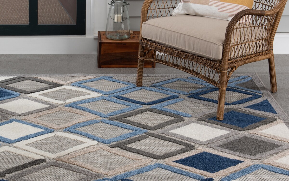 Aygon 7'10'' x 9'10'' Indoor/Outdoor Rug | 8-x-10 | Bob's Discount ...