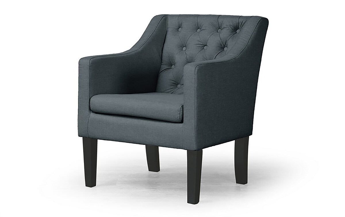 Brakpan Grey Club Chair Bob's Discount Furniture & Mattress Store