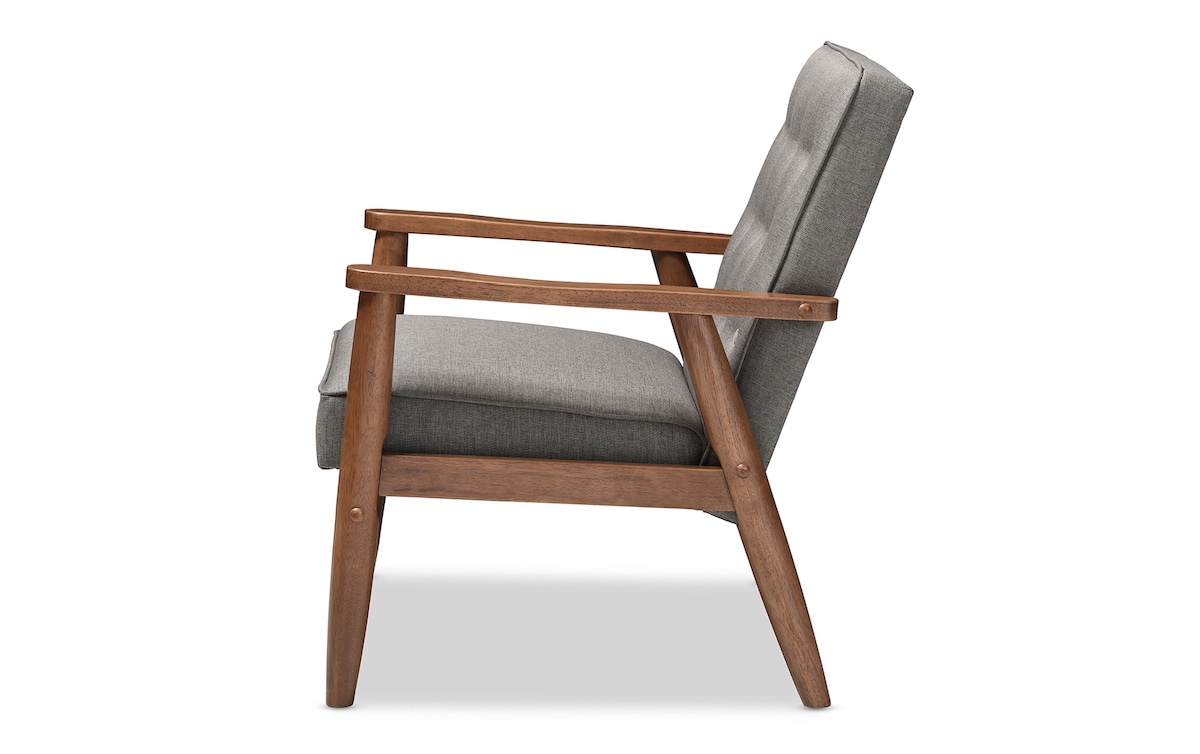 Benoni Grey Accent Chair gray_color Bob's Discount Furniture