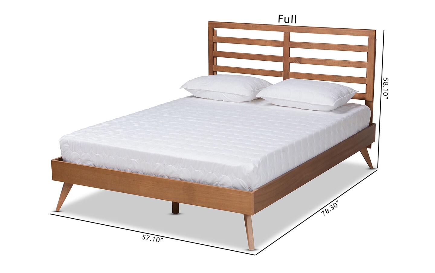 Trace Full Ash Platform Bed walnut_finish Bob