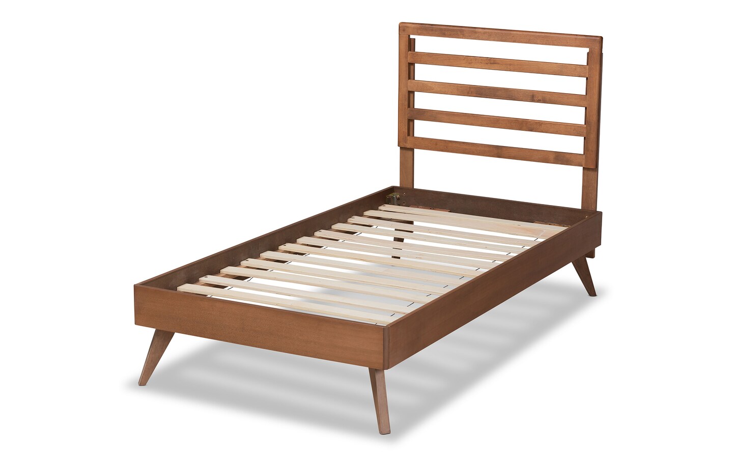Trace Twin Ash Platform Bed walnut_finish Bob