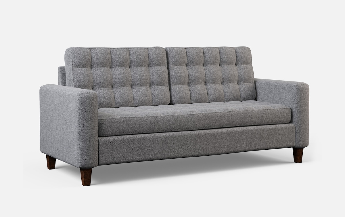 Lennox Gray Ready To Assemble Sofa gray_color Bob's Discount