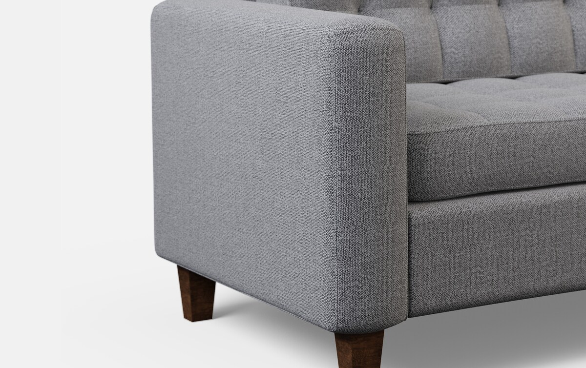 Lennox Gray Ready To Assemble Sofa gray_color Bob's Discount