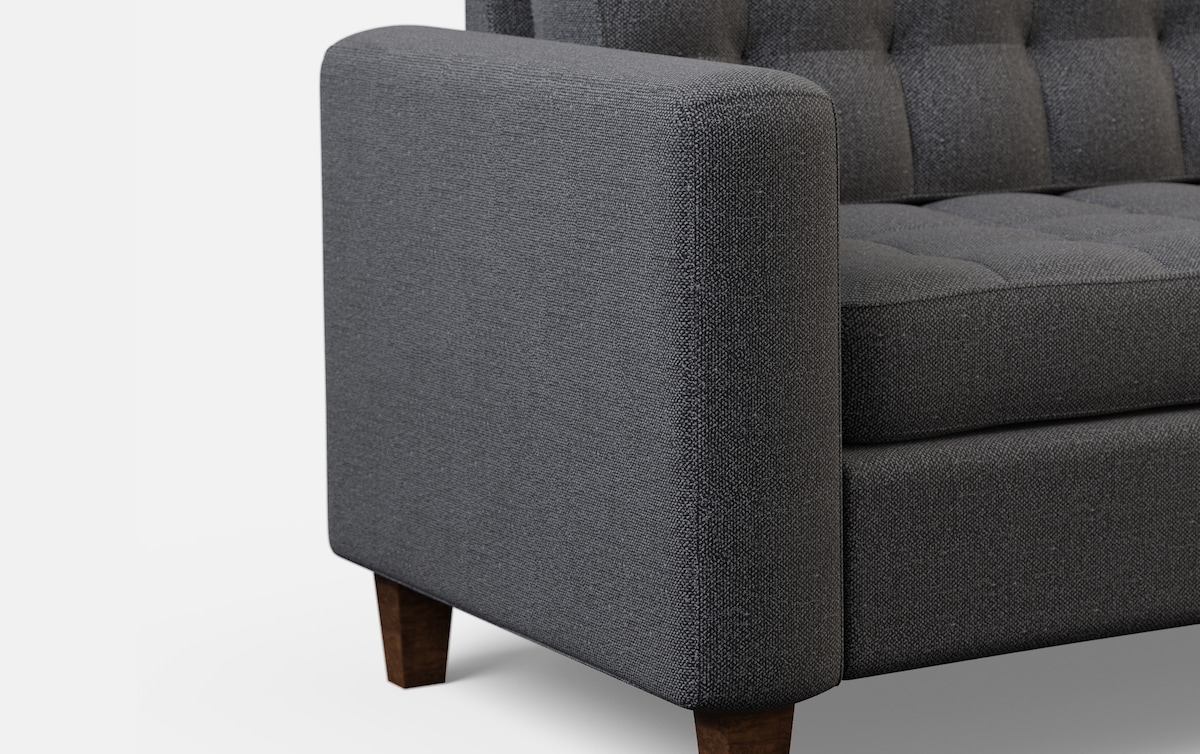 Lennox Charcoal Ready to Assemble Sofa charcoal_color Bob's