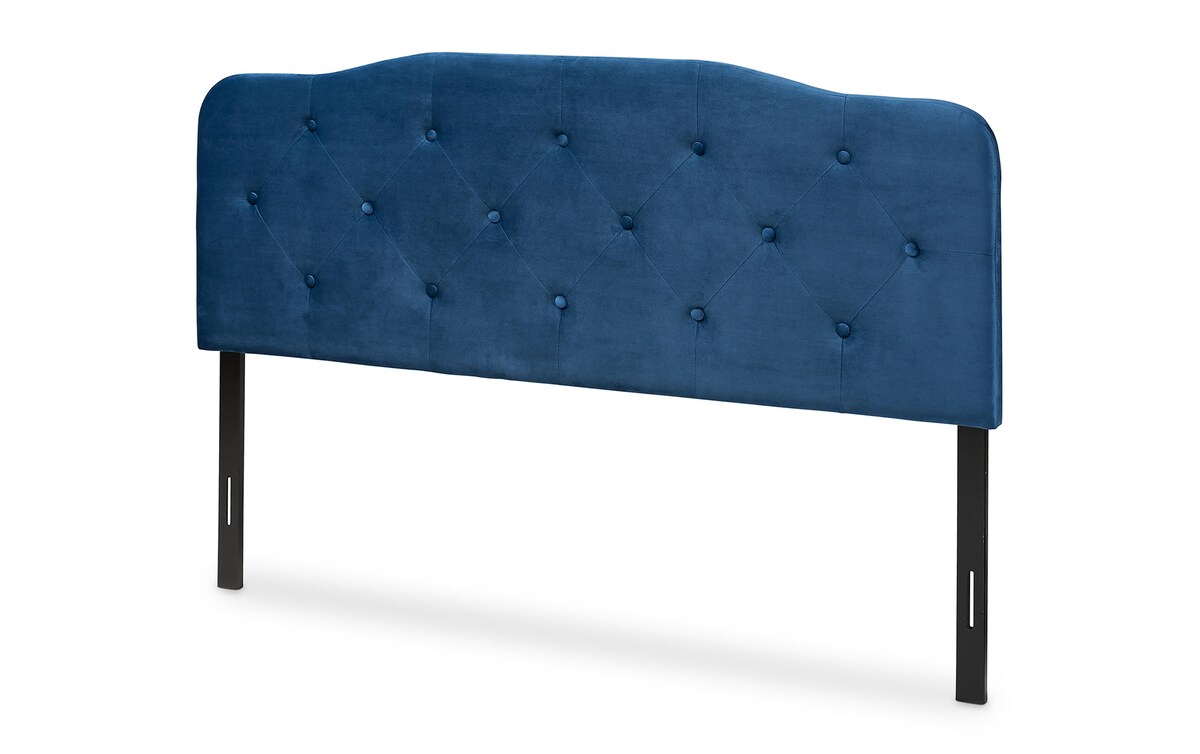 Billinis Blue Velvet King Headboard blue_color