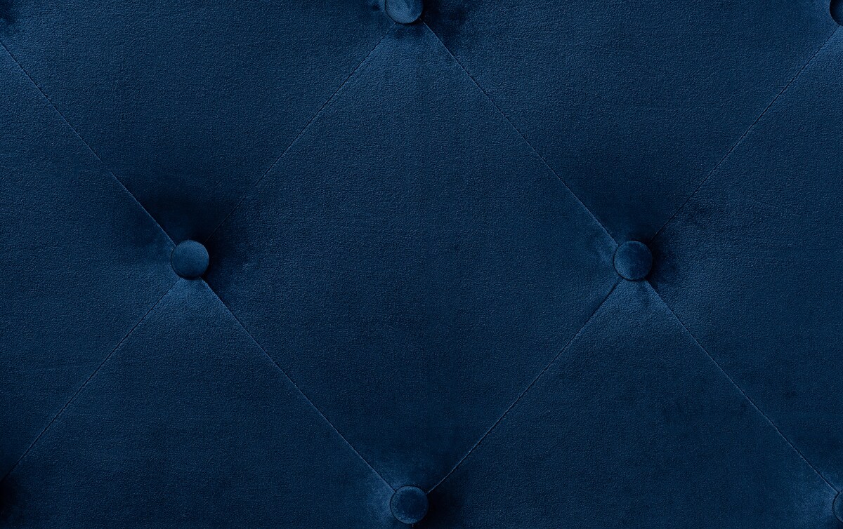 Bodwell Blue Velvet King Headboard blue_color Bob's Discount
