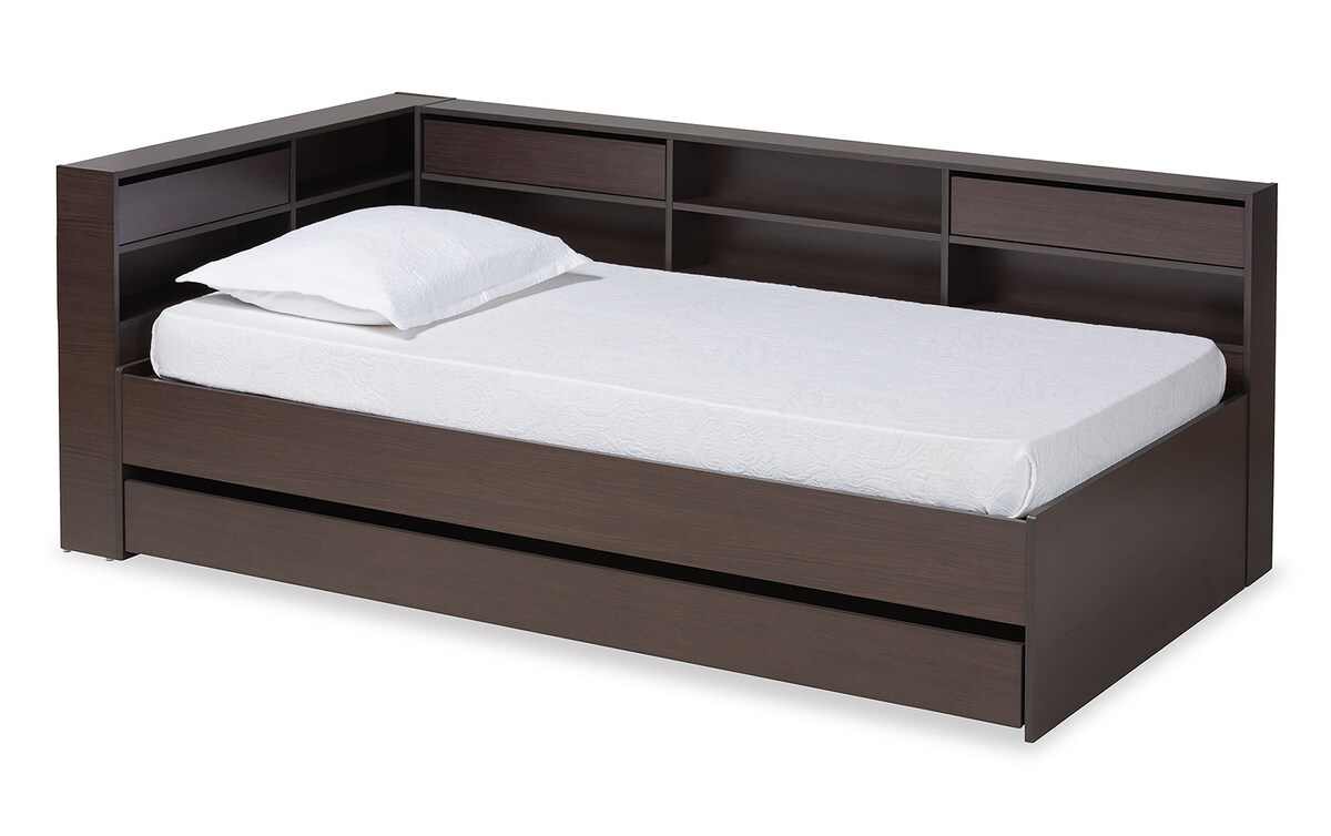Atkin Twin Platform Storage Bed brown_finish