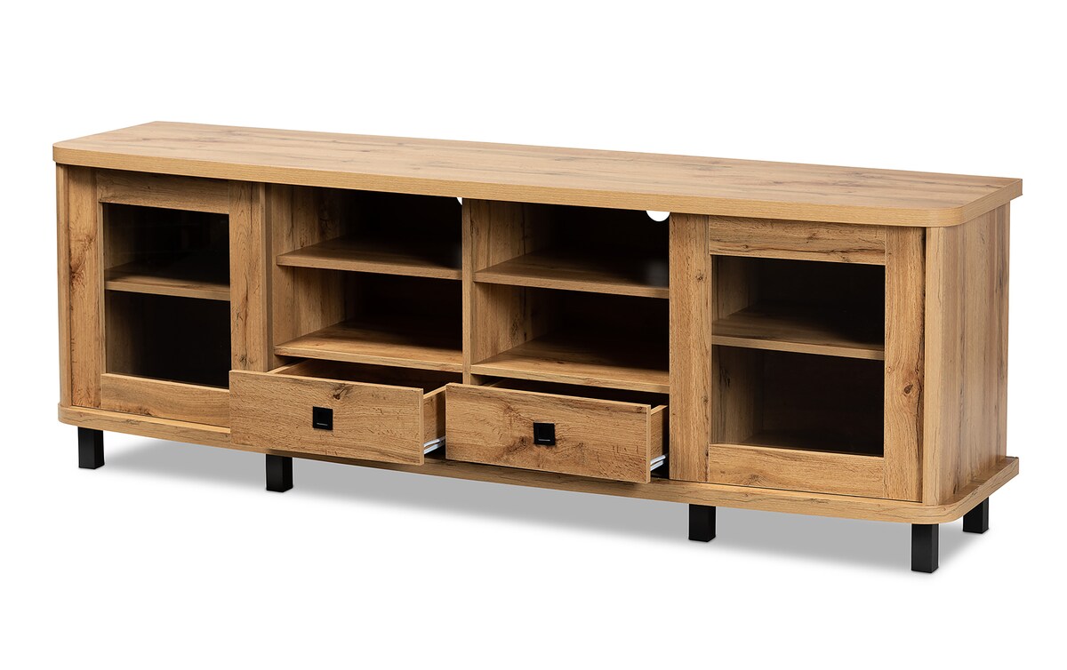 Pickerington TV Stand brown_finish Bob's Discount Furniture