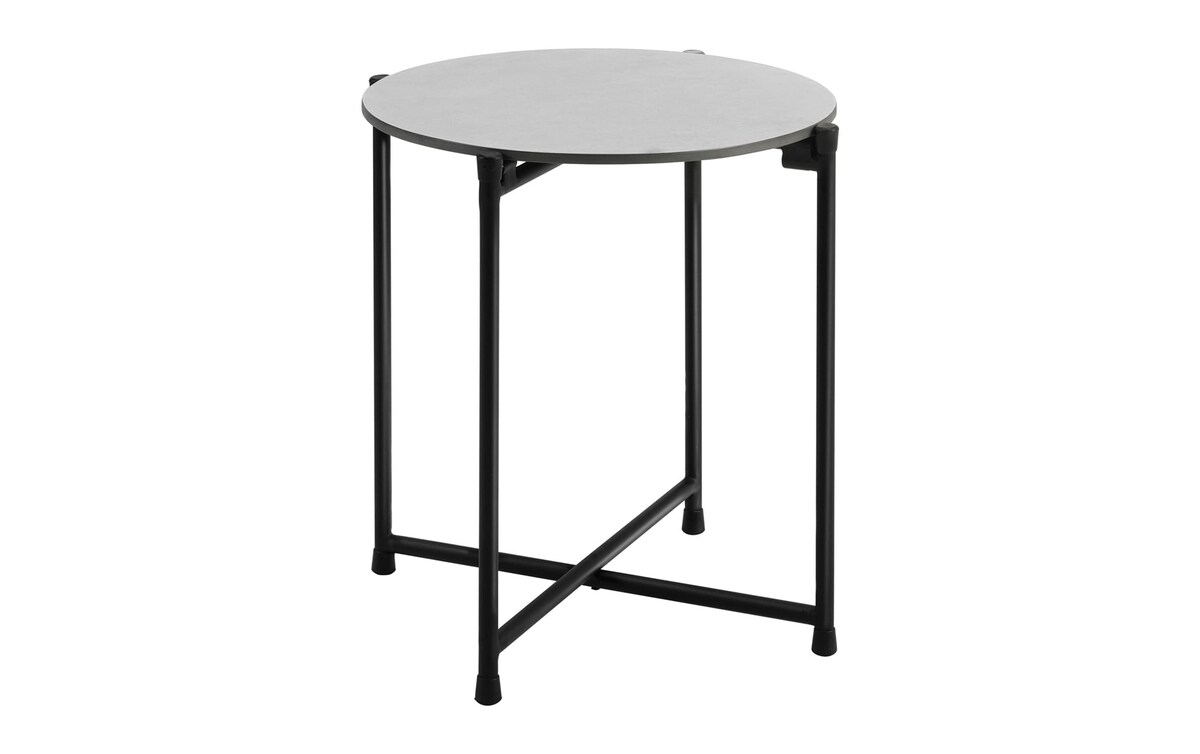 Bijou Black Aluminum Outdoor Cocktail Table Bob's Discount Furniture & Mattress Store
