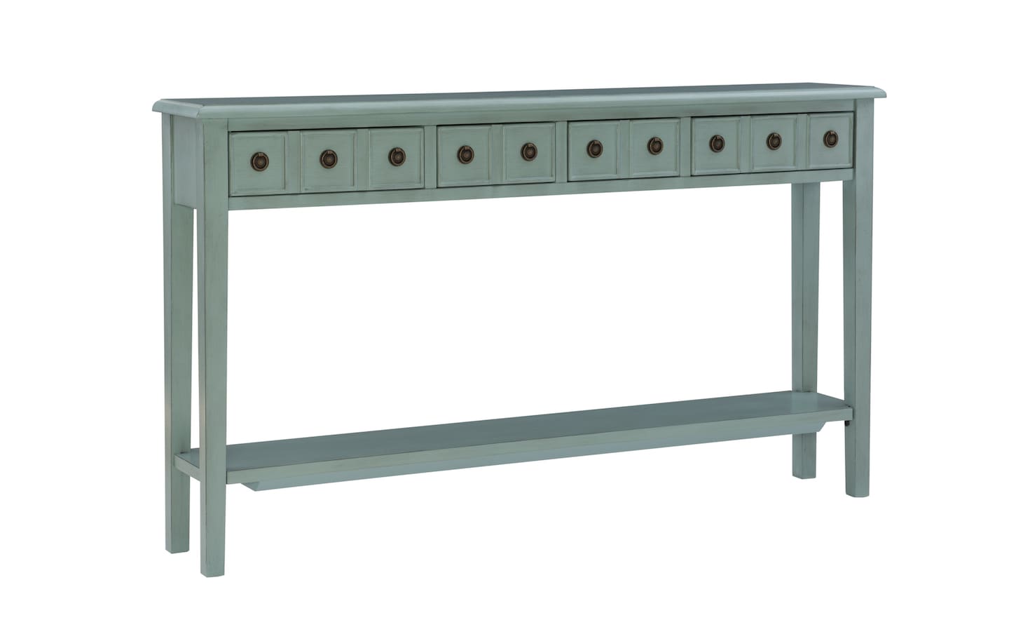 Donna Blue Sofa Table | blue_finish