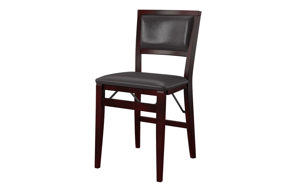 Set of 2 Kingsley Folding Chairs espresso_finish Bob's Discount