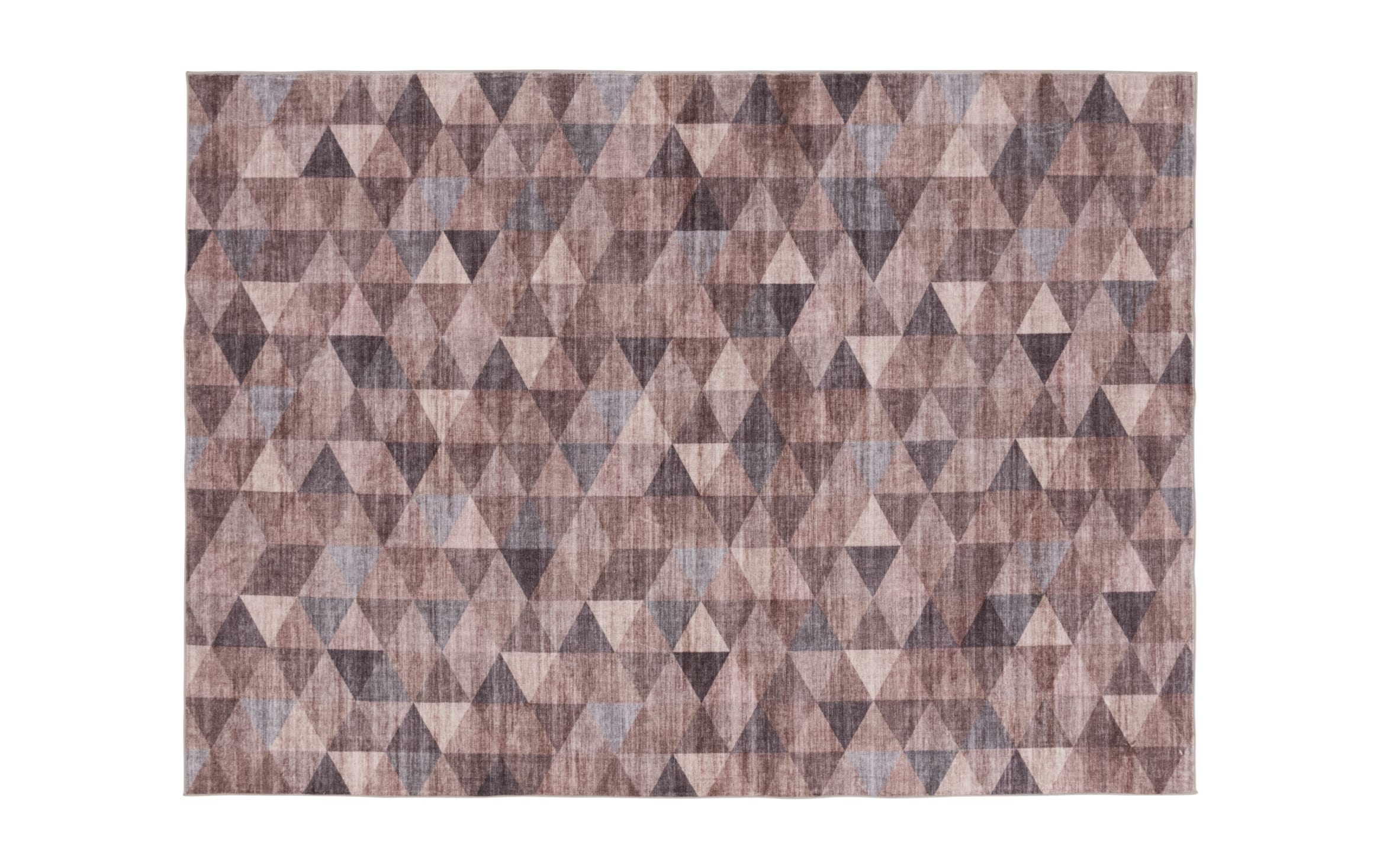 Praxis 5' x 7' Brown Geometric Rug Bob's Discount Furniture