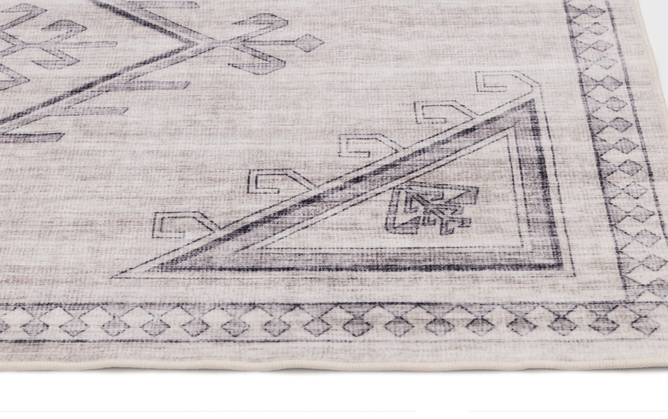 Altis Light Gray 5' x 7' Washable Rug | 5-x-7