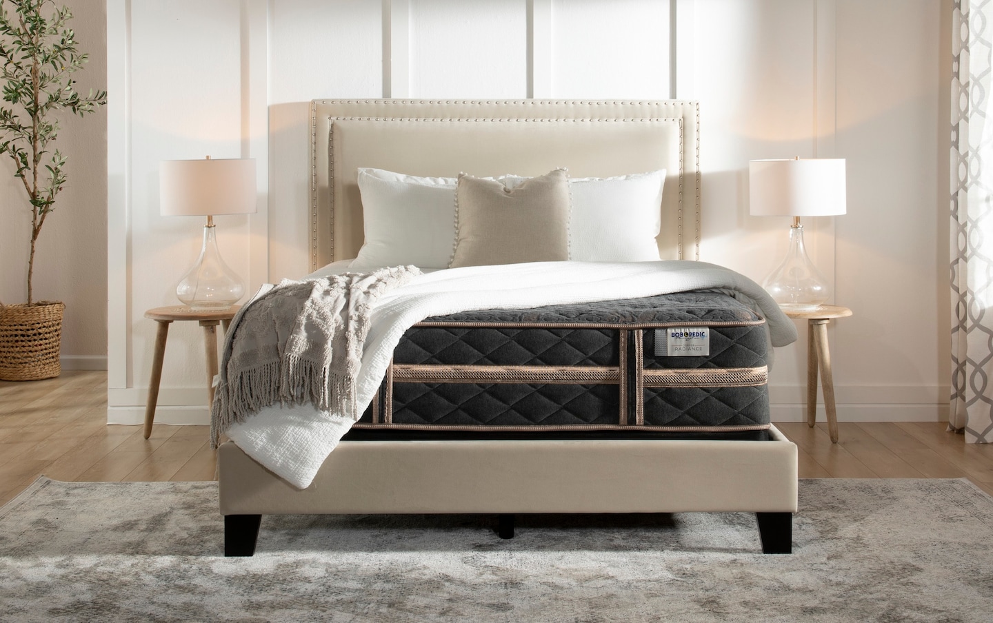 Copper Radiance Hybrid Boxed 13'' Twin Cushion Firm Mattress | Bob's ...