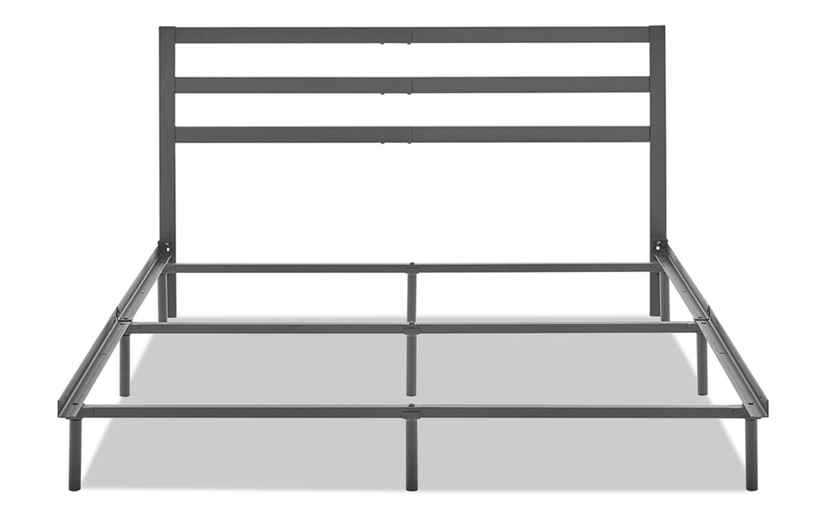 Hearn Full Black Panel Bed Bob's Discount Furniture & Mattress Store