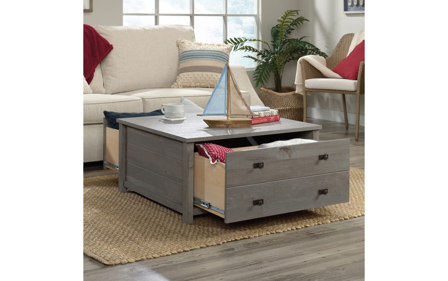 Briar Distressed Gray Coffee Table | Distressed Gray_finish | Bob's