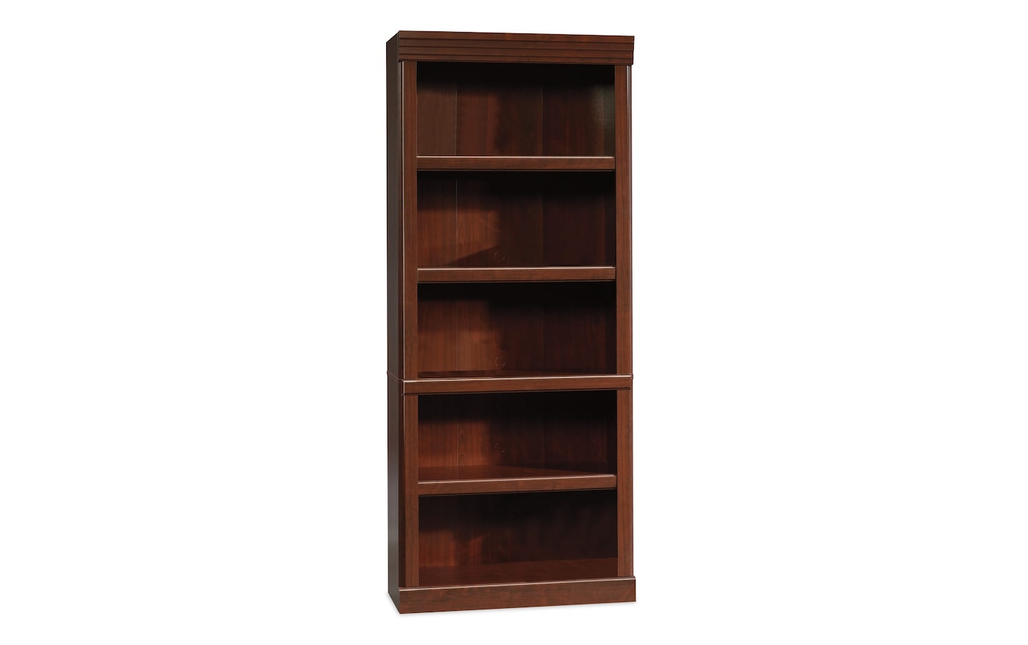 Adulfo 71.3 Cherry 5 Shelf Bookcase Bob s Discount Furniture Mattress Store