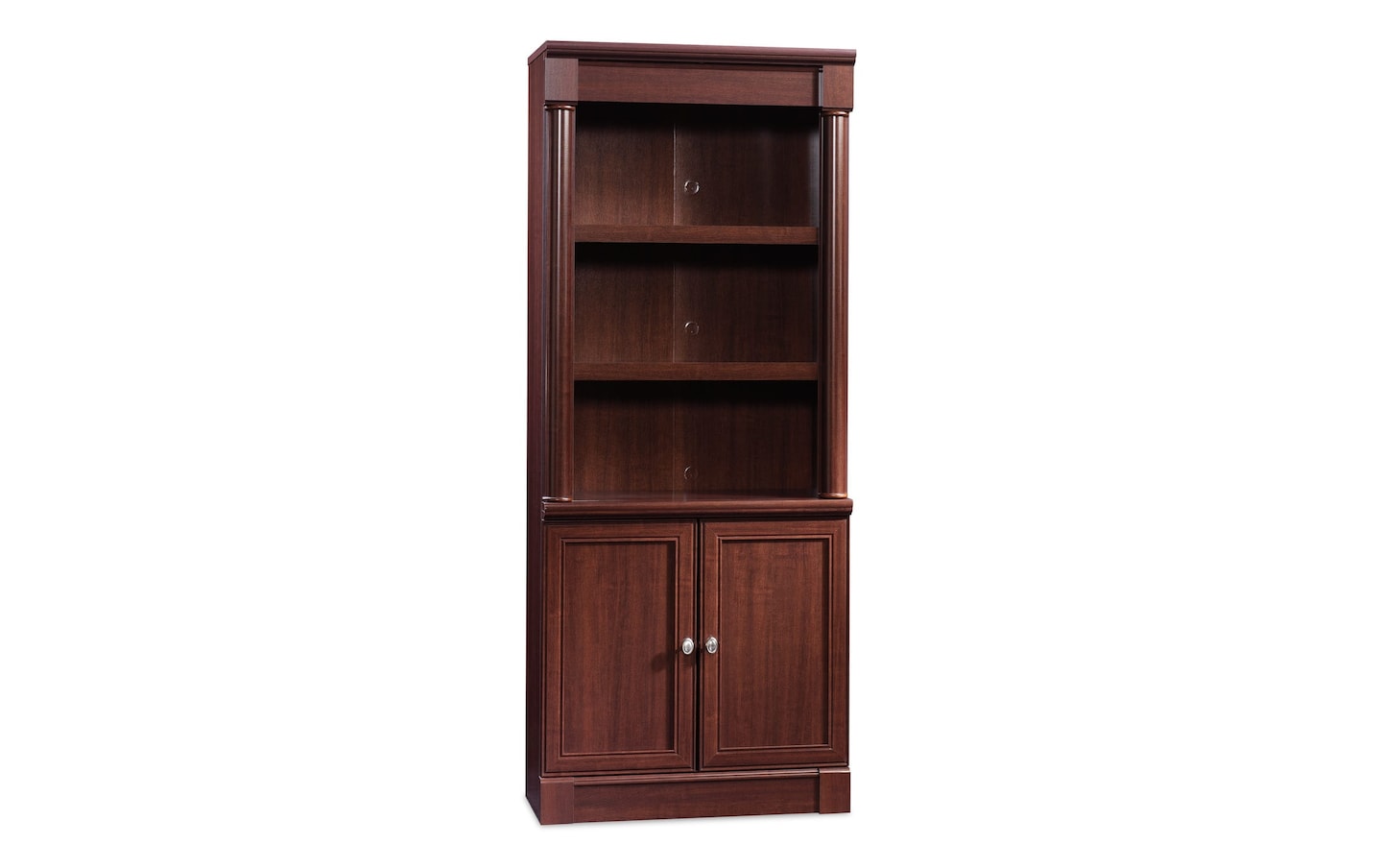 Detlof 71.9 Cherry 2 Shelf Bookcase Bob s Discount Furniture Mattress Store