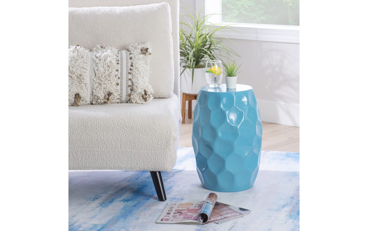 Aruna Aqua Accent Table aqua_finish Bob's Discount Furniture