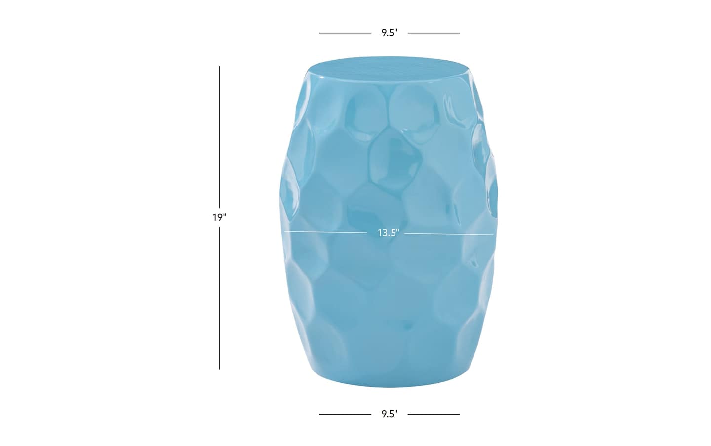 Aruna Aqua Accent Table aqua_finish Bob's Discount Furniture