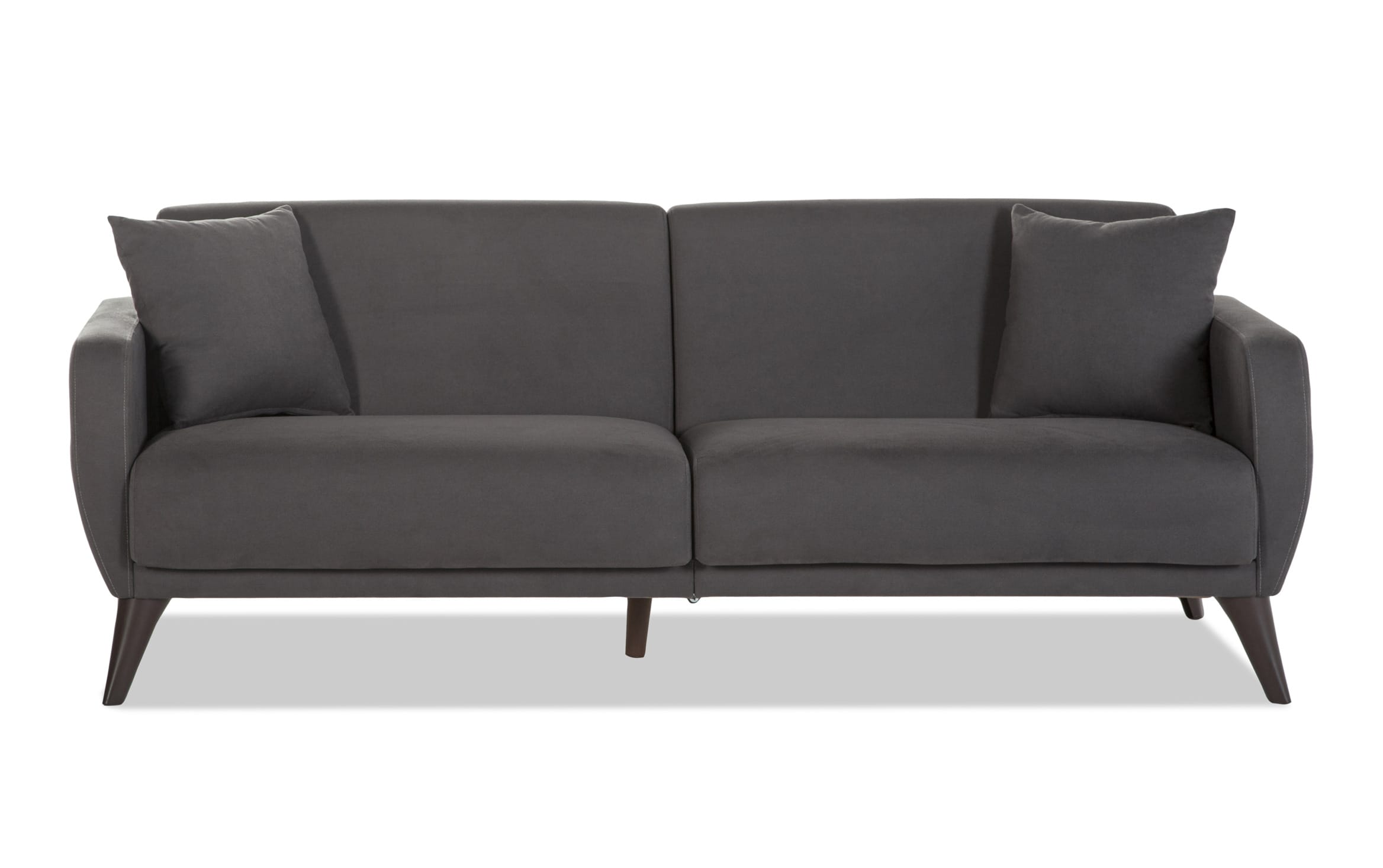 Reeves Charcoal 79'' Convertible Sofa Bob's Discount Furniture & Mattress Store