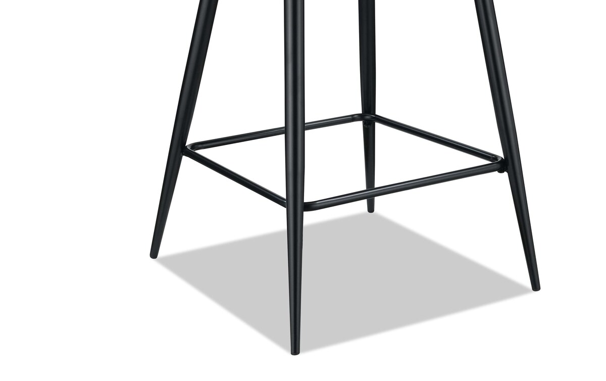 Set of 2 Becker Gray Bar Stools barheight