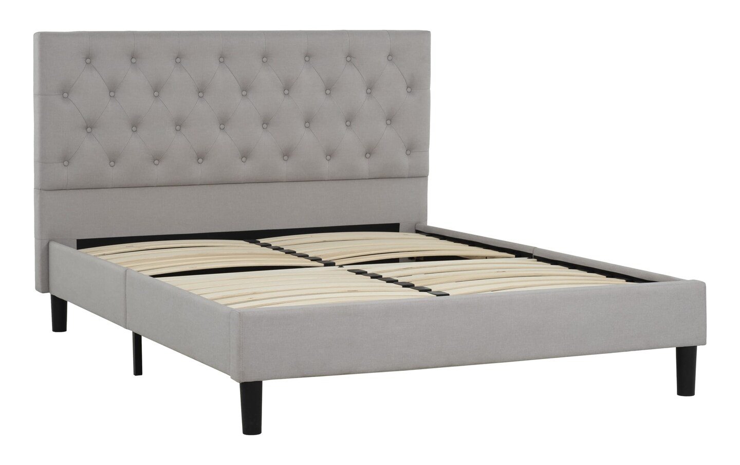 Findall Full Gray Platform Bed gray_color Bob