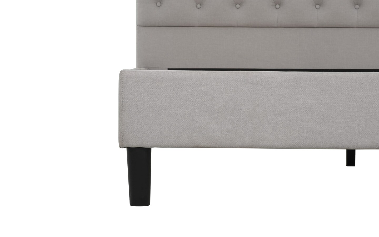 Findall Full Gray Platform Bed gray_color Bob