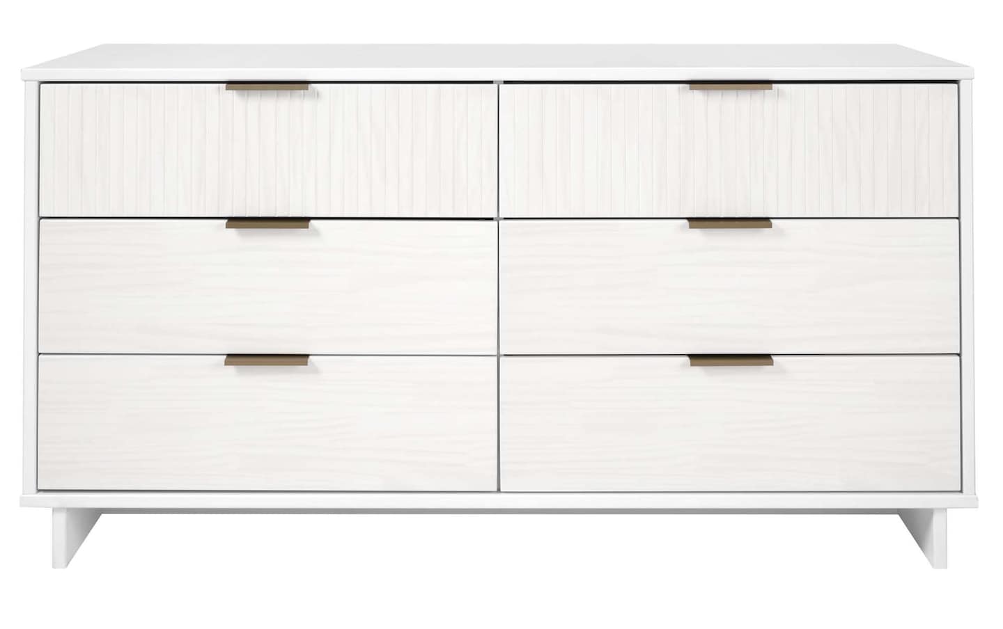 Ascias White 6 Drawer Dresser
