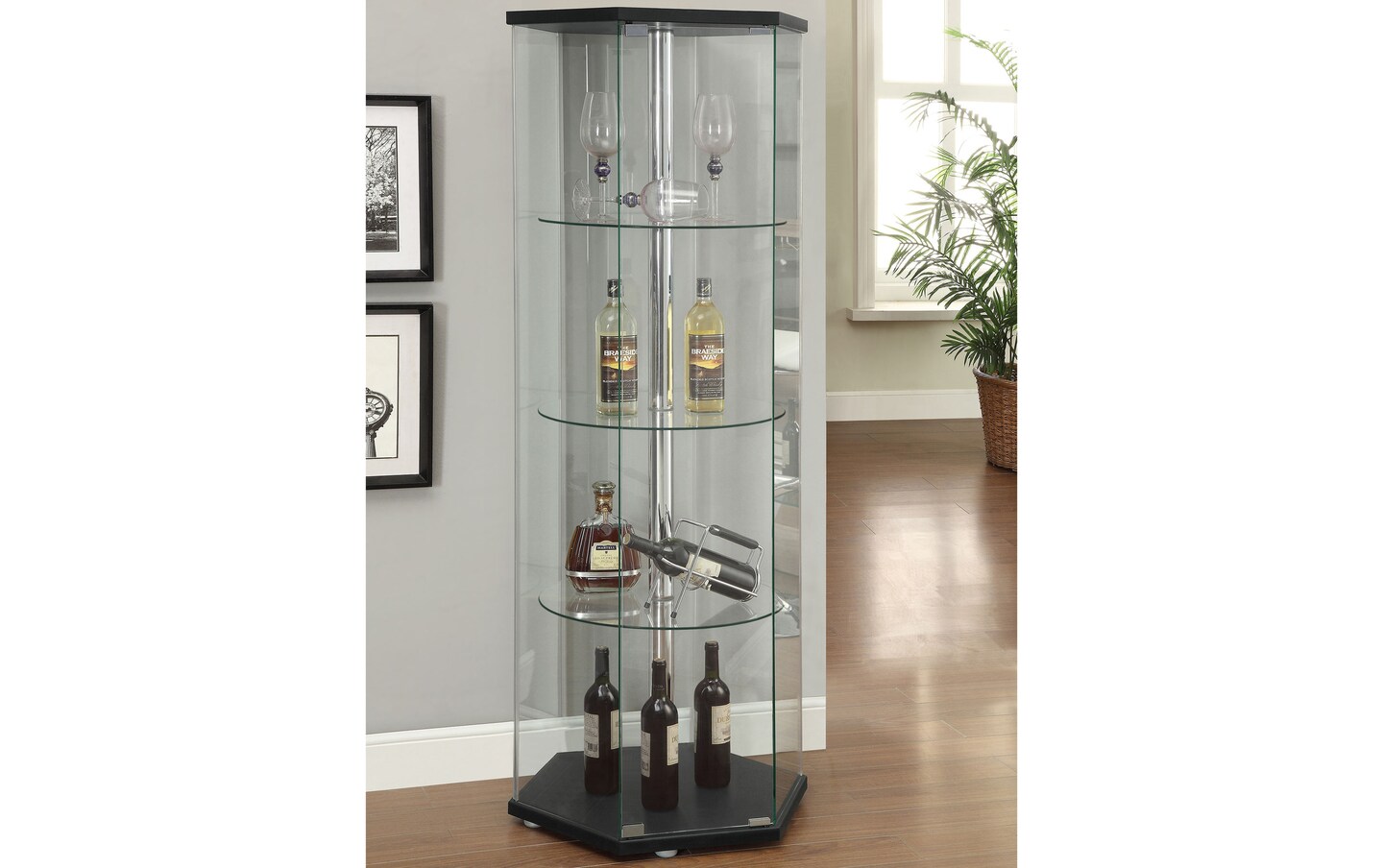 Bobs furniture curio cabinets sales