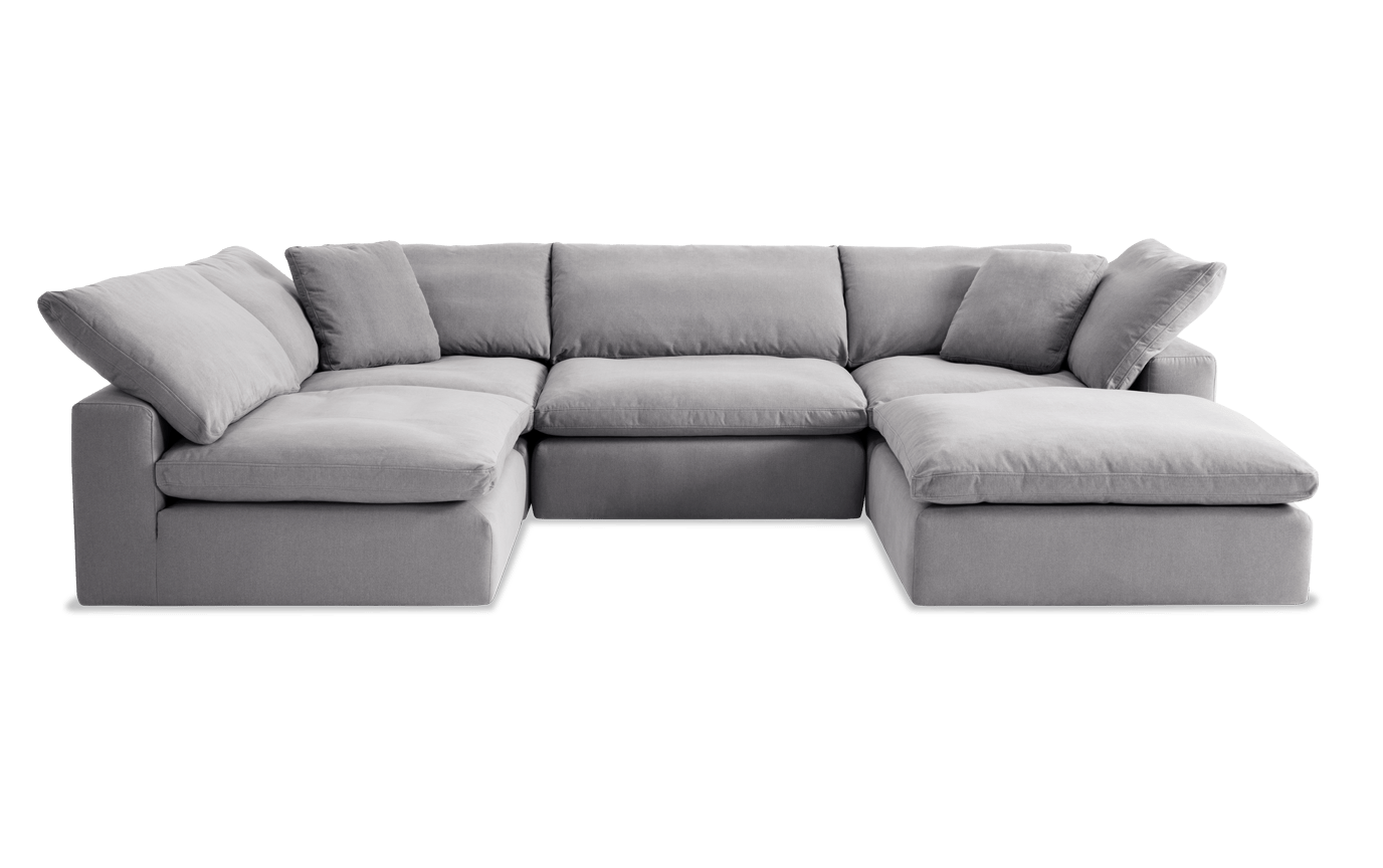 Dream Gray Modular 5 Piece Sectional | Bobs.com