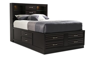 Midtown Full Storage Bed Bob s Discount Furniture Mattress Store