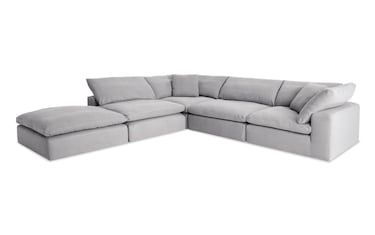 Dream Gray 131 Modular 5 Piece Modular Sectional 2 Corners 2