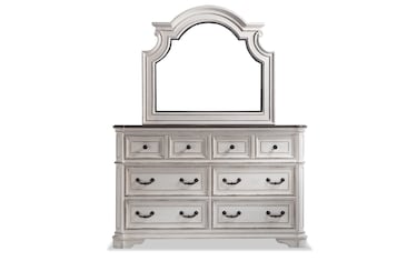 Bob's discount deals furniture white dresser