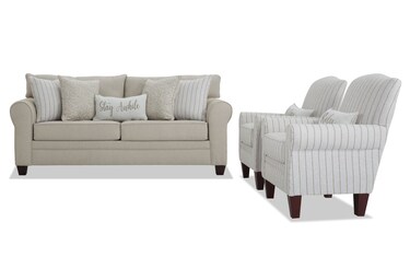 Laurel deals beige sofa