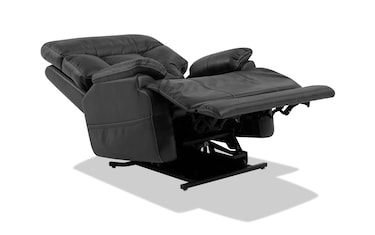 Touchdown Black Power Lift Recliner Bob s Discount Furniture