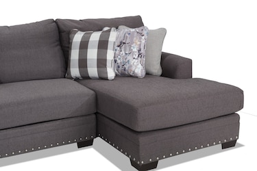 Grey sectional deals bobs furniture