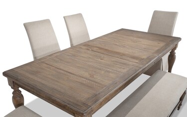 Lime washed oak best sale dining table and chairs