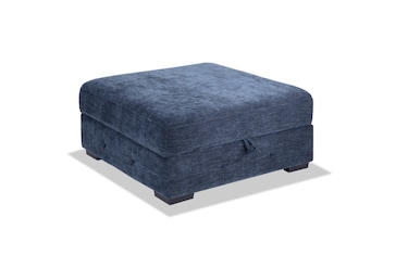 Providence Stanley Storage Ottoman, Navy Blue, Sold by at Home