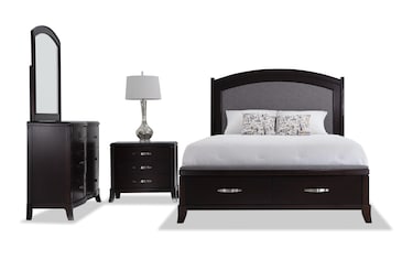 Bobs furniture online queen size bed